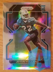 2021 Panini Prizm Silver Prizm Jevon Holland #392 Rookie Dolphins